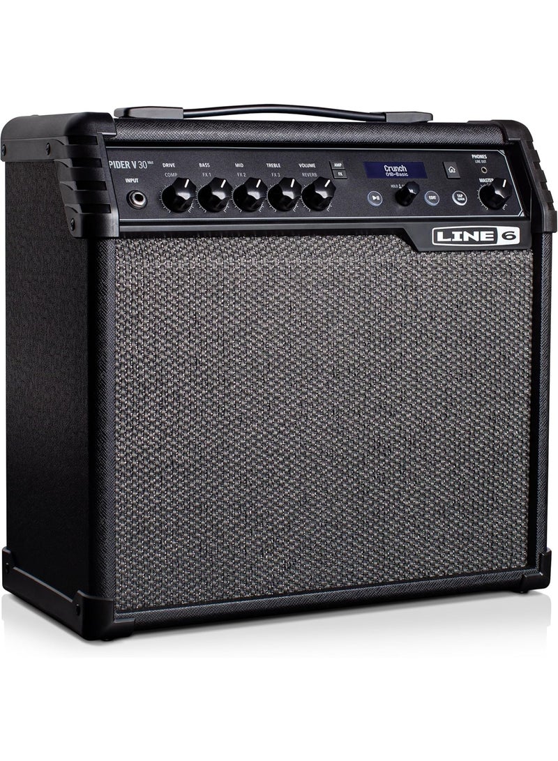 Line 6 Spider V 30 MKII - Digital Modeling Electric Guitar Amplifier Combo - Black - Image 3